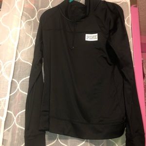 High neck PINK athletic pullover